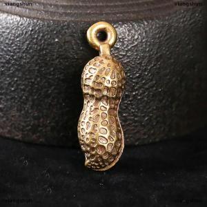 [COD] xiangshun Đồng thau đậu phộng Chuông đồ trang trí đồng bức tượng phong thủy trang trí bàn nhà decors Phụ Kiện Móc Khóa Mặt dây chuyền Quà Tặng