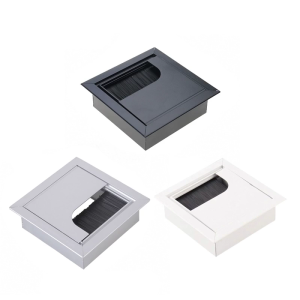 Vật liệu hợp kim nhôm chắc chắn grommets cáp cho các thiết lập bàn gọn gàng và gọn gàng trong bất kỳ không gian làm việc dễ dàng cài đặt