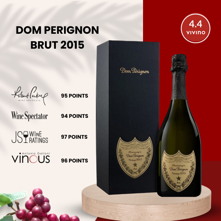 Dom Perignon Vintage 2015, 750ml Premium Champagne with Elegant