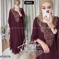 AGATHA BAJU KAFTAN WANITA TERBARU GAMIS KAFTAN MEWAH DAN ELEGAN OOTD HIJAB OUTFIT LEBARAN. 