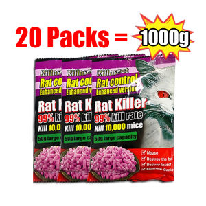 🔥 New Enhanced version 🔥 Powerful rat killer poison 100% effective rat killer Mouse killer Plant-Based formula rat killer for home Rat poison killer food that mice like to eat Harmless to people and pets rat poison for big rats panlason sa daga rat trap