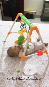 Kệ Chữ A Con Vẹt Phát Nhạc Cho Bé Nằm Ngoan Tự Chơi Đồ Chơi Bé Sơ Sinh