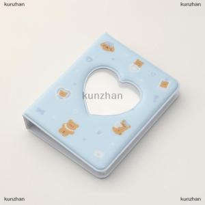 [COD] kunzhan Cute Photo Album 3 Inch Love Heart Hollow Picture Storage Case Kpop Card Binder Name Card Book Photocard Holder 36 Pockets