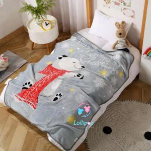 Golden Mink Velvet Cartoon Children Blanket ︱Kindergarten nap blanket | baby blanket ︱blanket ︱Selimut tidur tadika | Selimut bayi