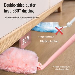 Home Bubble Dust Removal Duster Yearround for Adults Universal for Men and Women Durable Wet/Dry Use Spider Web Mimicking Fiber Portable and Foldable for High Places and Gaps