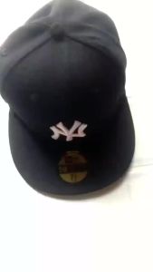 2026 NEW Hat NY Flat Brim Hat New York Yankees Large Size Back Wear Street Dance Full Seal Hip Hop Baseball Cap Non-Adjustable American Style Board Cap