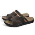 Sandal Kulit Pria Dewasa Slop Selop Jepit Formal Fashion Terbaru. 