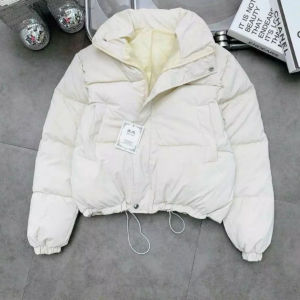 [Voucher 30K] Áo Phao nữ dáng ngắn Mania.5S Áo Khoác Phao Croptop túi chéo chất nhung lì 40-65kg Mã 9