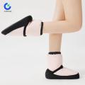 Calistouk  Giày Ba lê khiêu vũ khởi động ấm ba lê khởi động Giày khiêu vũ bốt mùa đông ấm lên giày luyện tập Ballerina khởi động. 