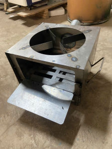 Bếp Củi Thông Minh Không Khói -Không Đen Nồi Tiết Kiệm Củi- Bếp Thép dày Có Ống Khói