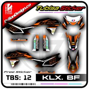Sticker Striping Kawasaki KLX BF G SE - Stiker Striping Variasi KLX BF G SE. TBS.SF.12