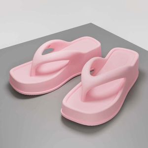 [Free Shipping] Korean-style thick-soled flip-flops for women new summer model 803 durable for outdoor use non-slip sandals for bathroom and beach