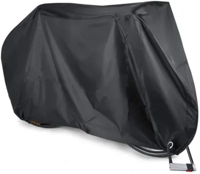 Mountain Bike Cover Waterproof Outdoor Bicycle Cover with Lock Hole for Mountain Road Bikes