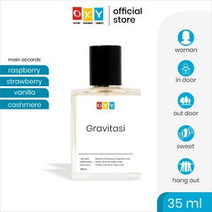 OXY PARFUME - Parfum Oxy Gravitasi aroma segar manis feminim untuk wanita remaja dewasa tahan lama