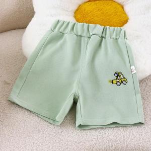 DXSS กางเกงขาสั้นเด็กชายเด็กเด็กผ้าฝ้ายแท้แฟชั่นสีทึบการ์ตูนกางเกงขาสั้นลำลองเด็กผู้ชายฤดูร้อนเด็กคลาสสิก1/2ชิ้น