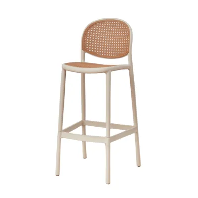 (JIJI SG)PARTHENIA Bar Stool with Backrest- Bar Stool / Furniture / Dining Chair / Cafe / High Bar Chair
