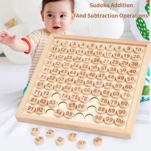 Montessori Educational Toy Sudoku Addition And Subtraction Calculation Toys Kids Early Teaching Aids