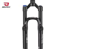 BOLANY Bicycle Fork 26 27.5 29Inch 120 Travel Air Oil Suspension Boost Thru Axle MTB Air Fork 29 Damping Adjustable Bike Part