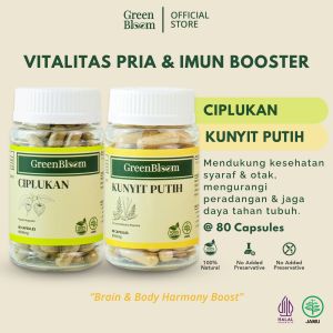 GreenBloom Anti-Radang & Diabetes - Ciplukan + Kunyit Putih | Herbal Peradangan & Gula Darah Herbal
