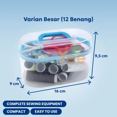 YOOYEE SET jarum benang (alat jahit darurat) / set alat jahit