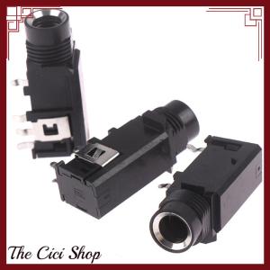 [The Cici Shop] [Csndices] 3pcs lot 6.35mm Jack stereo female socket connector audio adapter 4pin