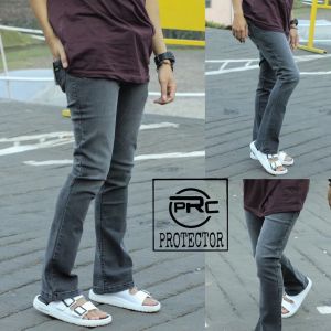 Jeans Pria Full Length Denim Straight Fit Trend Masa Kini - PRC Protector
