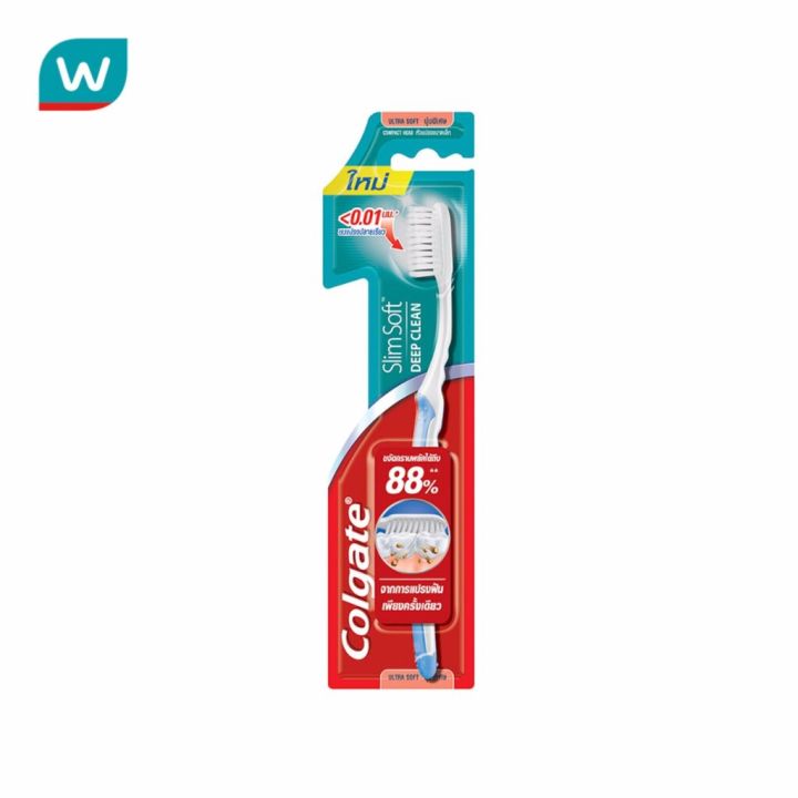 Colgate คอลเกตแปรงสีฟันสลิมซอฟดีพคลีน