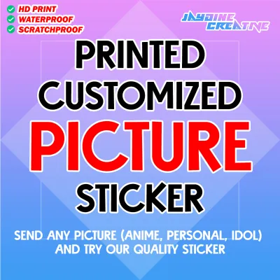 Picture Custom Waterproof Sticker Vinyl Non-Faded