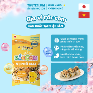Gia vị Rắc cơm Thuyền Xưa Ăn Dặm Cho Con - Vị Phô Mai (Gói 19g)