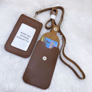 GANTUNGAN KARTU/ ID CARD /NAME TAG KULIT RN36