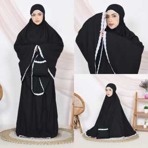 Mukena Katun dewasa Mukena Traveling Mukenah Traveling Mukenah Dewasa By Raf Moslem