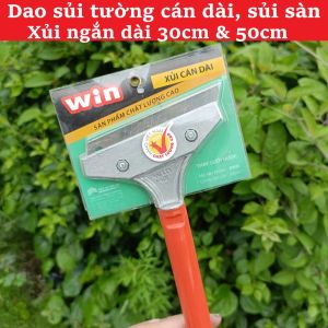 Xủi Cán Dài Sủi Cán Ngắn Dài (30cm & 50cm) – Dụng Cụ Cạo Bề Mặt Cán Cầm Tiện Dụng