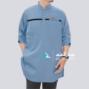 Baju Koko Pria Dewasa Kurta Exclusive Lengan 3/4 Koko Pakistan Terbaru Bahan Katun Oxpord Premium