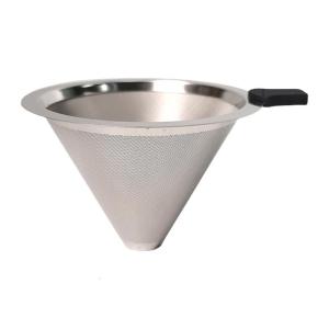 Thép không gỉ phin pha cà phê tay nhỏ giọt Máy pha cà phê cốc inox Hướng dẫn sử dụng cà phê để sử dụng nhà