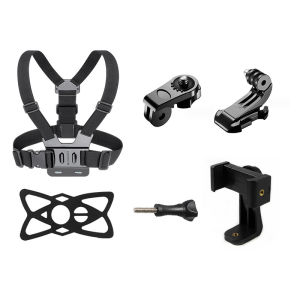 Chest Strap Hp evogrip Holder tali dada Handphone GO PRO HERO ActionCam Pov Clip Clamp di badan tubuh