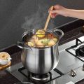 Periuk Sup Keluli Tahan Karat SUS 304/ Tinggi & Dalam /Periuk Sos / Periuk Susu/ Periuk Memasak/ Stainless Steel Soup Pot/ High & Deep /Sauce Pot / Milk Pot/ Cooking Pot. 