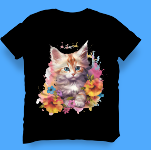 Cats and Dogs IRON ON TSHIRT