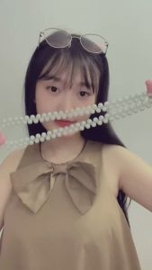 Đai váy chuỗi hạt ngọc dây lưng nữ chuỗi ngọc móc xích kim loại