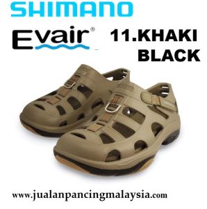 SHIMANO EVAIR SHOES  KHAKI BLACK (100% ORIGINAL)