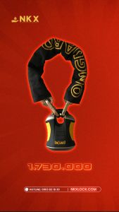 Bộ Khóa Dây Xích 10mm Ổ Khóa 11mm Chống Trộm Xe Máy Dài 50cm / 60cm / 80cm / 160cm - OnGuard 8021-8101