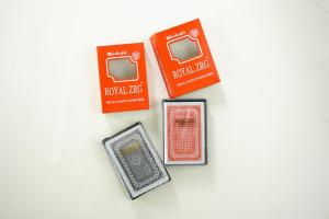 Kartu Remi Anti Air Waterproof Royal ZRG Free Box Penyimpanan Hemat