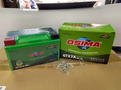 OSIMA Motorcycle Gel Battery Bateri Motor EX5 LC LC135 135LC Y15 Y15ZR SYM Honda Yamaha Suzuki Kriss Lagenda Dash Wave SRL 110 115 Green Premium Original 6N4 2A4 GM3 GM3L GM5L YB5L GTX5 YTX5L GTZ5 GTX7A YTX7A GTX7L
