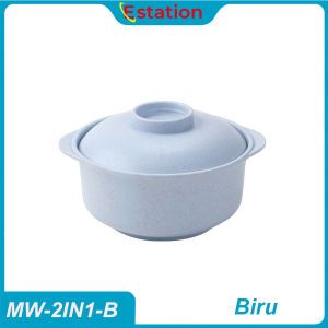 MANGKUK JERAMIMANGKOK JERAMI TUTUP 2-IN-1 (MANGKOK + TUTUP) | MANGKUK JERAMI | MANGKOK WHEAT STRAW