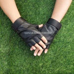Sarung Tangan Kulit Olahraga Kanzia Leathershop Tali Polos