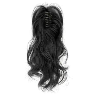 UUMIR ธรรมชาติตามธรรมชาติ คลิปกรงเล็บสังเคราะห์ สังเคราะห์สังเคราะห์สังเคราะห์ ผ้าไหมอุณหภูมิสูง ชิ้นส่วนผมปลอม แฟชั่นสำหรับผู้หญิง น้ำหนักเบามาก คลิปผมบัน สาวๆ