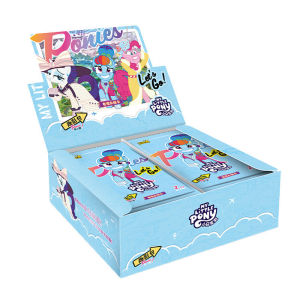 Kad Mainan My Little Pony Pakej Lengkap Versi Kedua Kotak Penuh Kad CR SC Kad Asli Mainan Kanak Kanak Perempuan Koleksi Card Game My Little Pony Card Fun Film Pack Girl Toys Sc Card Card Box Book 卡游小马宝莉卡片趣影包第二弹一整盒正版女孩玩具SC卡牌分卡盒册 A366