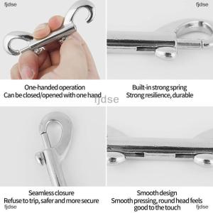 [COD] fjdse ตะขอยึดกลอนสองด้านสำหรับใช้ในฟาร์มตะขอโลหะเกรดทริกเกอร์โซ่สำหรับงานหนัก