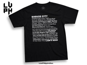 Baguio Tourist Spots Graphic Shirt – Filipino Travel Inspired