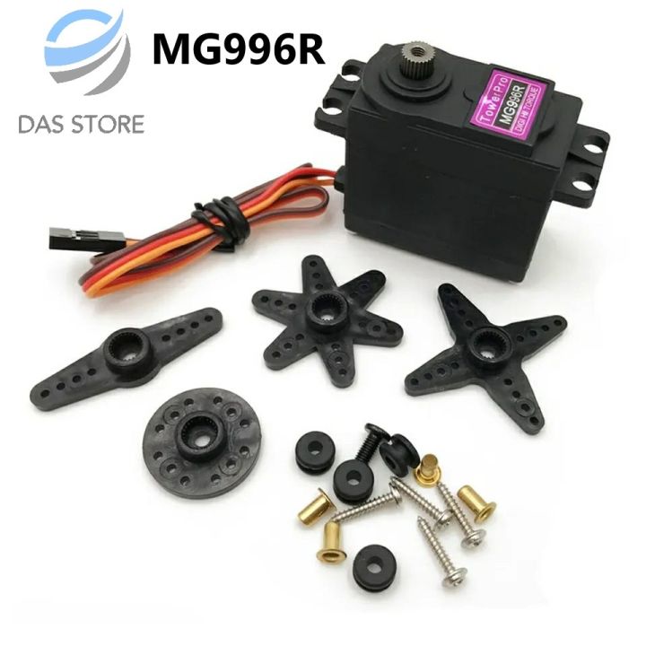 WST Tower MG996R Metal Gear Servo Motors - 360° High Speed High Torque Analog Servo, 2 Pack