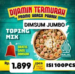 Dimsum Jumbo Murah Premium Ayam Udang HARGA PABRIK Siomay